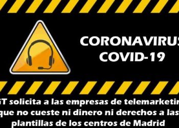 CGT lamenta el fallecimiento de una trabajadora de telemarketing por Covid-19