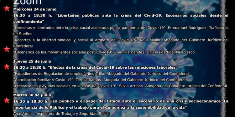 Jornadas formativas sobre sindicalismo en tiempos de pandemia