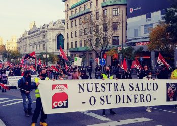 Huelga General en Madrid 11 de Noviembre de 2020 – Manifestación.