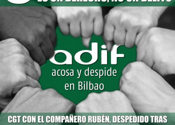 Trabajador de ADIF despedido