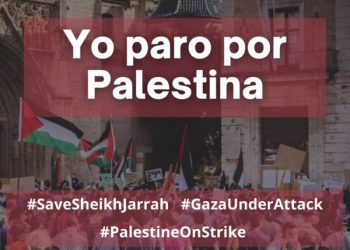 APOYO A LA HUELGA GENERAL PALESTINA DEL 18 DE MAYO DE 2021