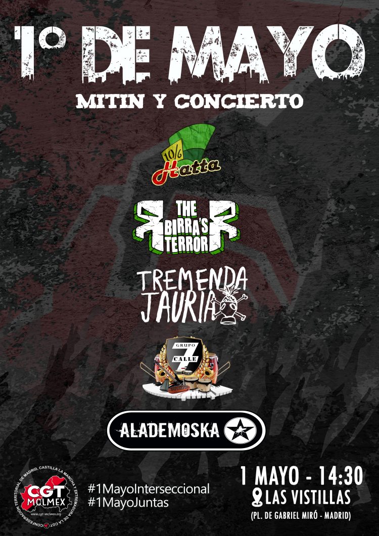 MANIFESTACIÓN DEL PRIMERO DE MAYO EN MADRID