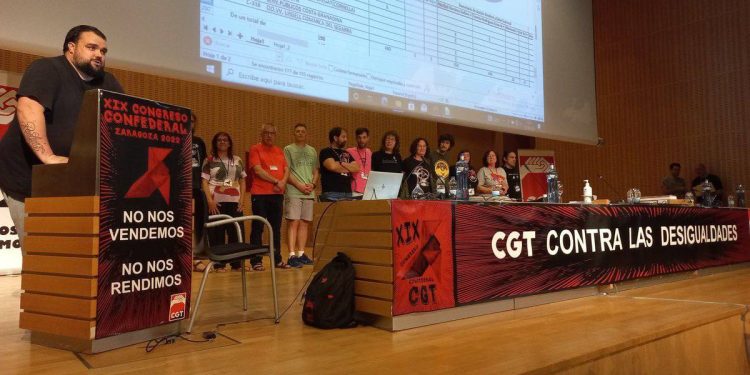 XIX Congreso de la CGT: Saludos al nuevo SP Confederal y agradecimientos por el buen trabajo a la Organización