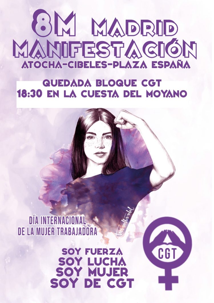 Manifestación 8 de Marzo – Día Internacional de la Mujer Trabajadora
