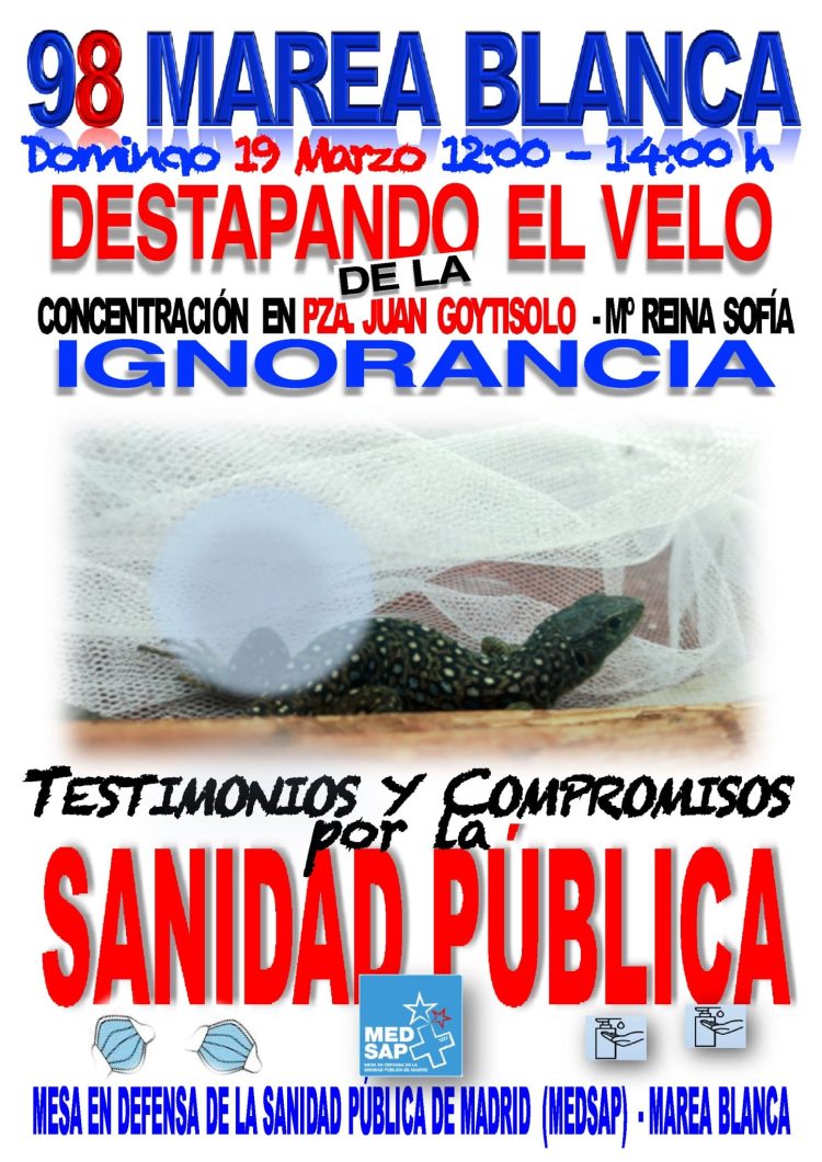 SANIDAD | MAREA BLANCA: Concentración por la Sanidad Pública