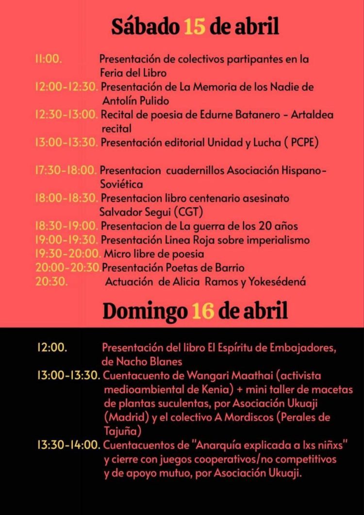 III Feria del Libro Critico y Fanzine Critico de Getafe