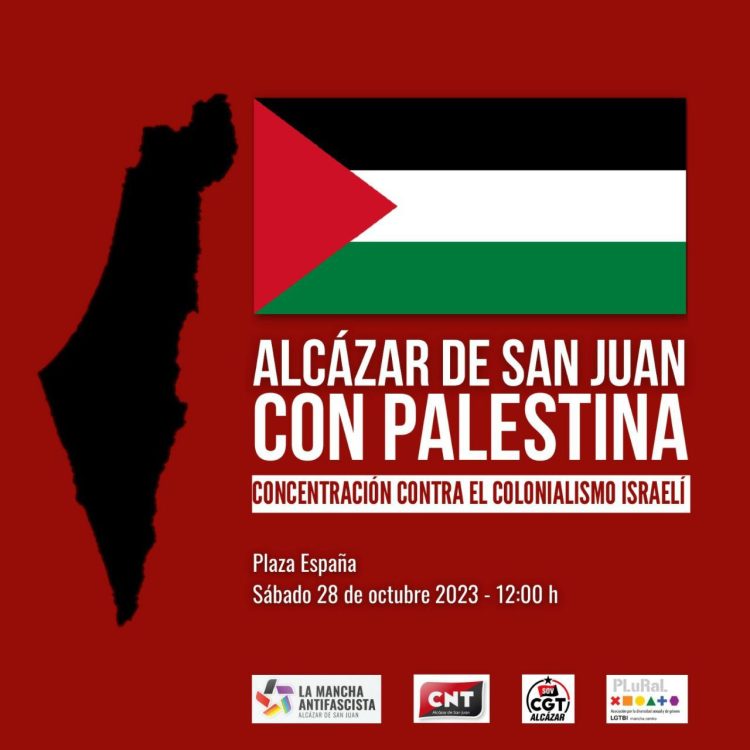 A. SOCIAL | MANIFESTACIÓN EN APOYO A PALESTINA (Alcázar de San Juan)