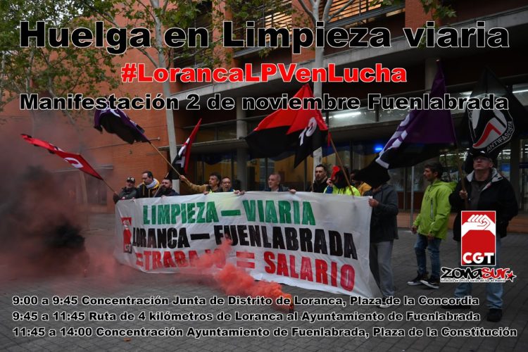 SOV SUR | 2N Huelga Limpieza Viaria Loranca – Fuenlabrada