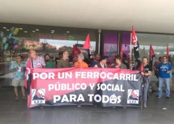 Una nueva agresión al ferrocarril público y social