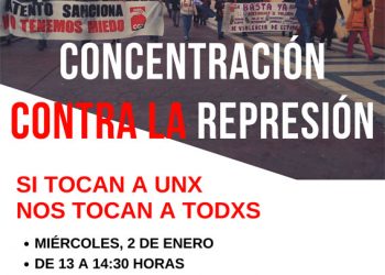 Por la retirada de expedientes. ¡Basta ya de represión!
