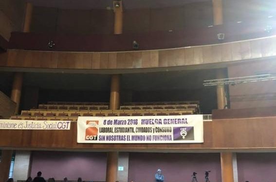 CGT decide en su Congreso convocar Huelga General el 8 de Marzo