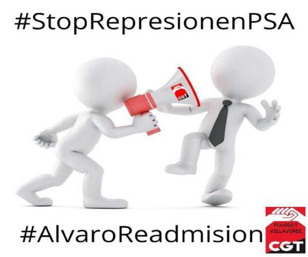 STOP represión: Álvaro readmisión