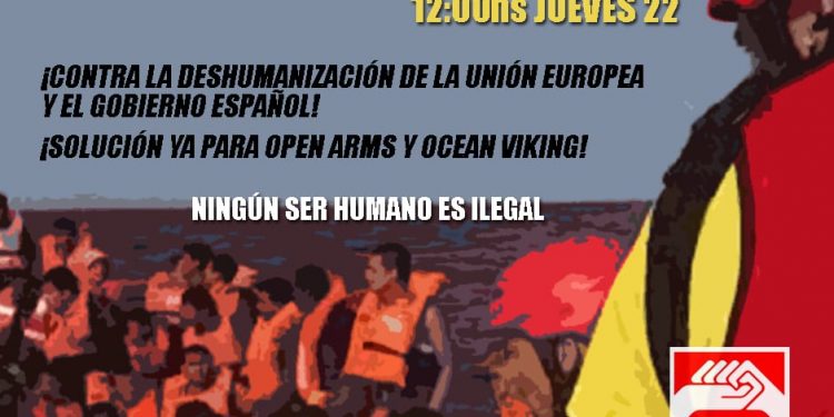 Jueves 22 a las 12 horas. Concentración en el Ministerio de Asuntos Exteriores.