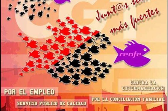 Los próximos viernes y domingo CGT convoca la 3ª y 4ª jornada de paros