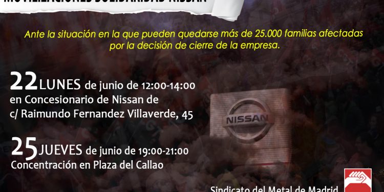 MOVILIZACIONES SOLIDARIDAD NISSAN
