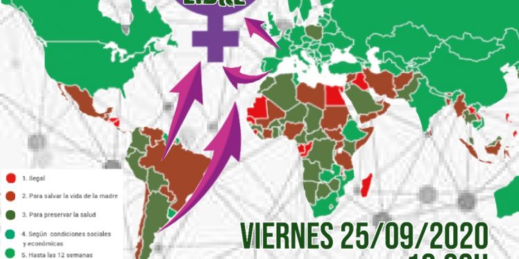 Encuentro Internacional por la Despenalización del Aborto–25 Septiembre 19 horas