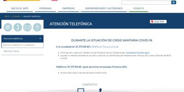 El SEPE deja de atender el teléfono
