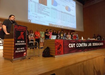 XIX Congreso de la CGT: Saludos al nuevo SP Confederal y agradecimientos por el buen trabajo a la Organización